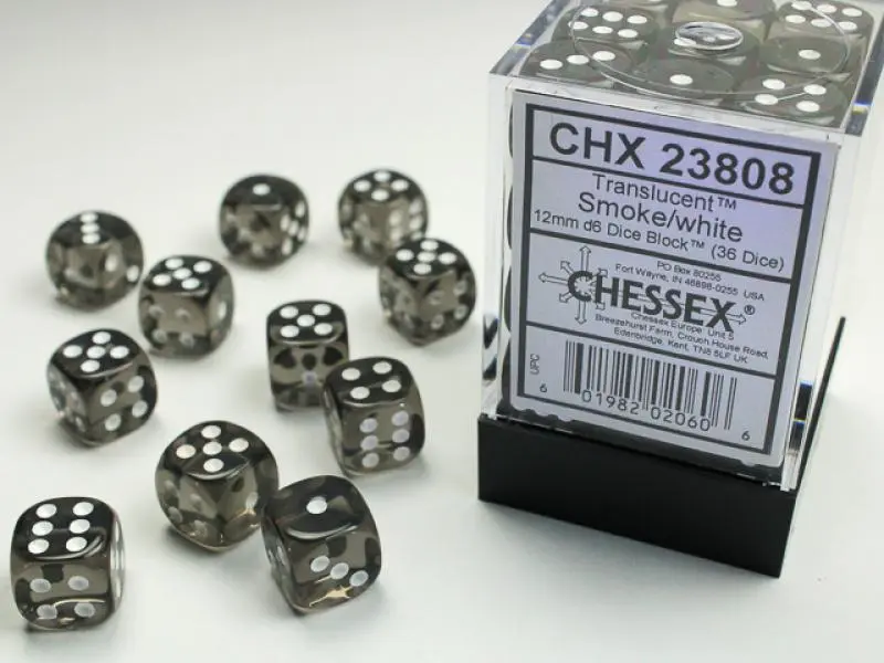 12mm D6 Dice Block (36)