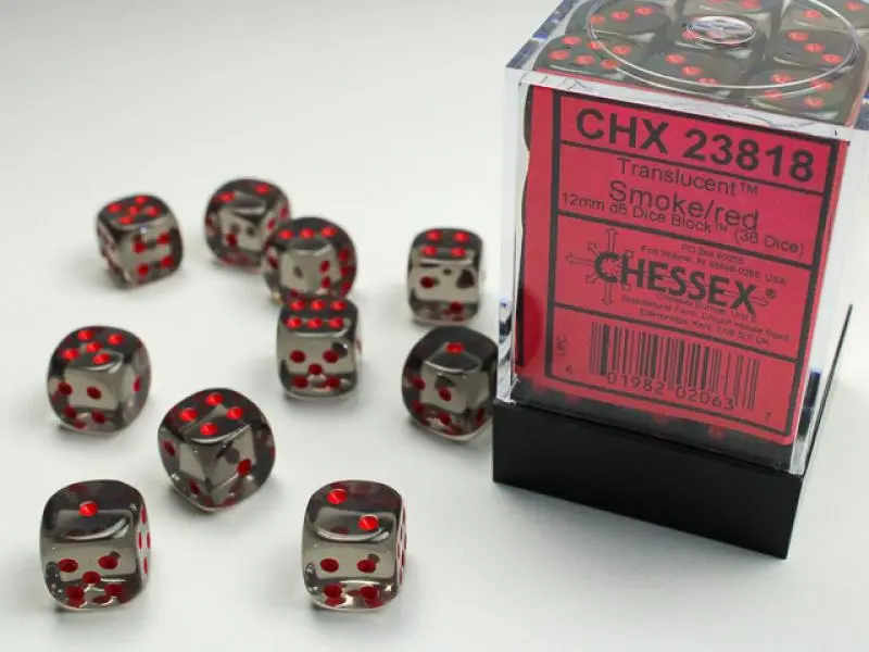 12mm D6 Dice Block (36)