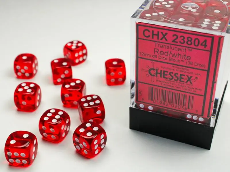 12mm D6 Dice Block (36)