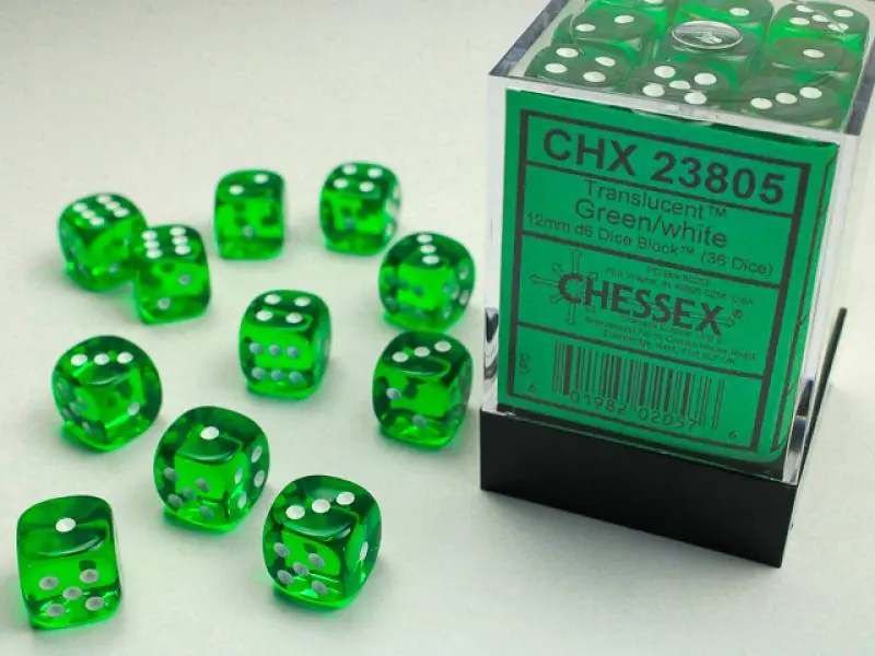 12mm D6 Dice Block (36)
