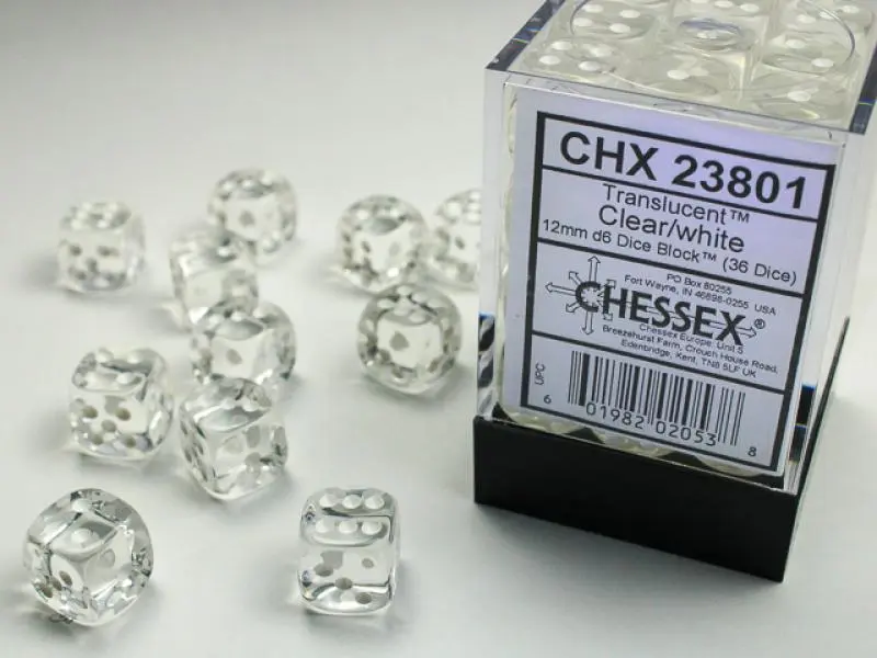 12mm D6 Dice Block (36)