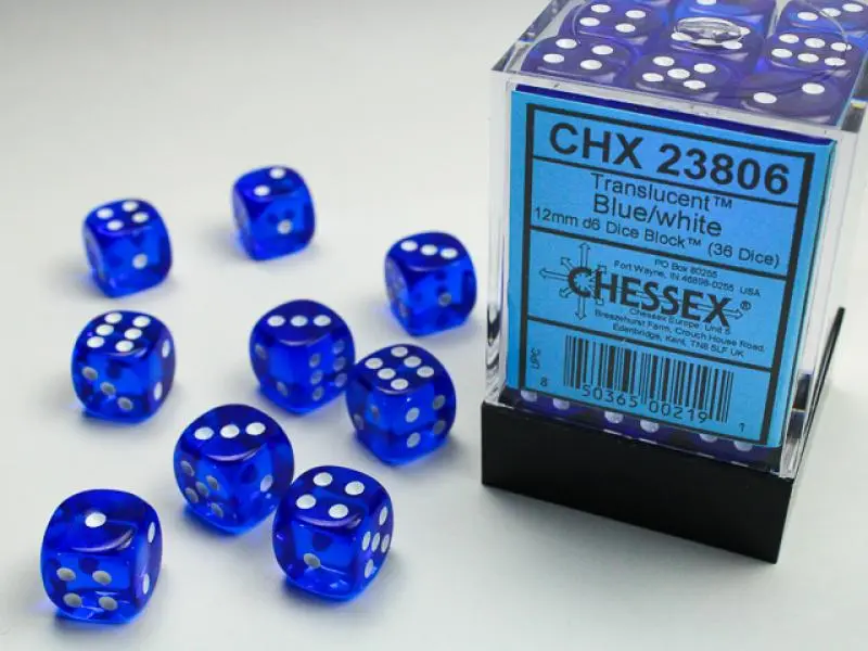 12mm D6 Dice Block (36)
