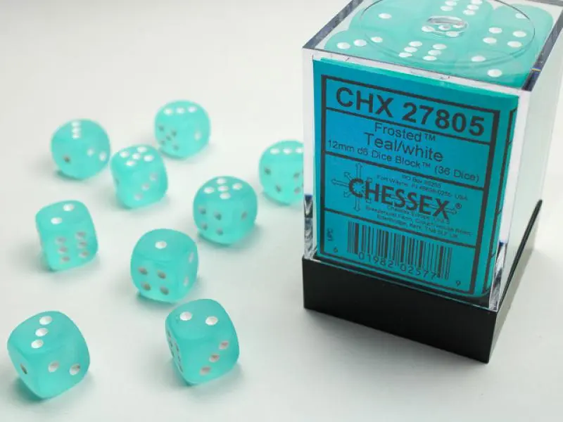 12mm D6 Dice Block (36)
