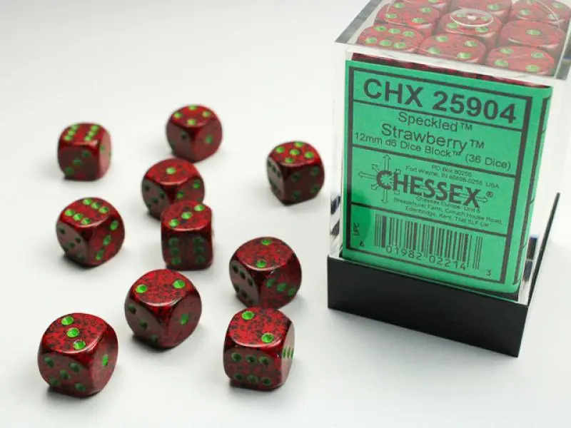 12mm D6 Dice Block (36)