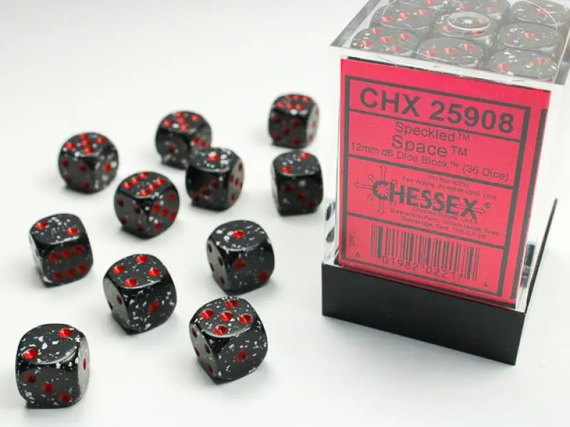12mm D6 Dice Block (36)