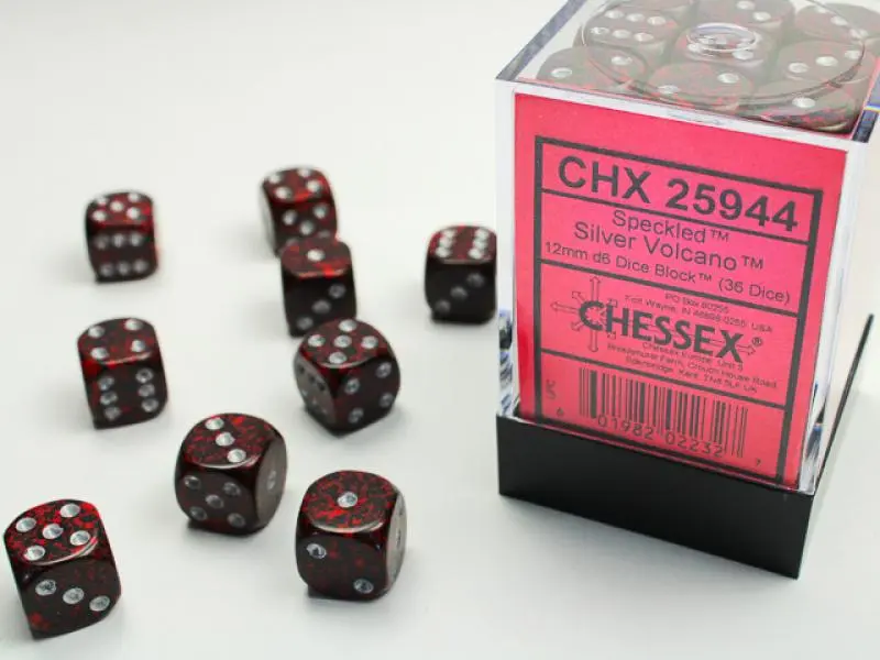 12mm D6 Dice Block (36)