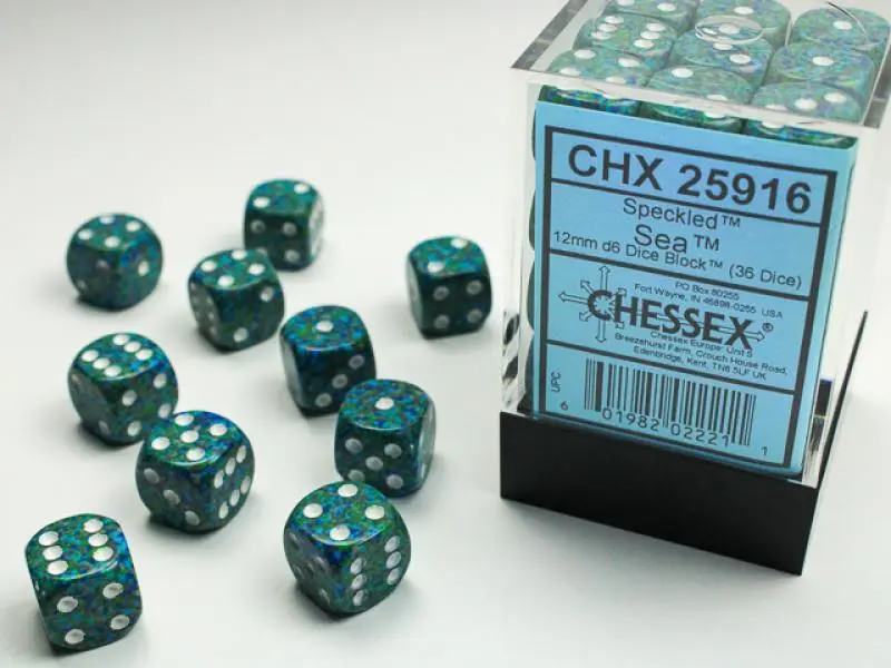12mm D6 Dice Block (36)
