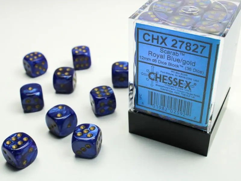 12mm D6 Dice Block (36)