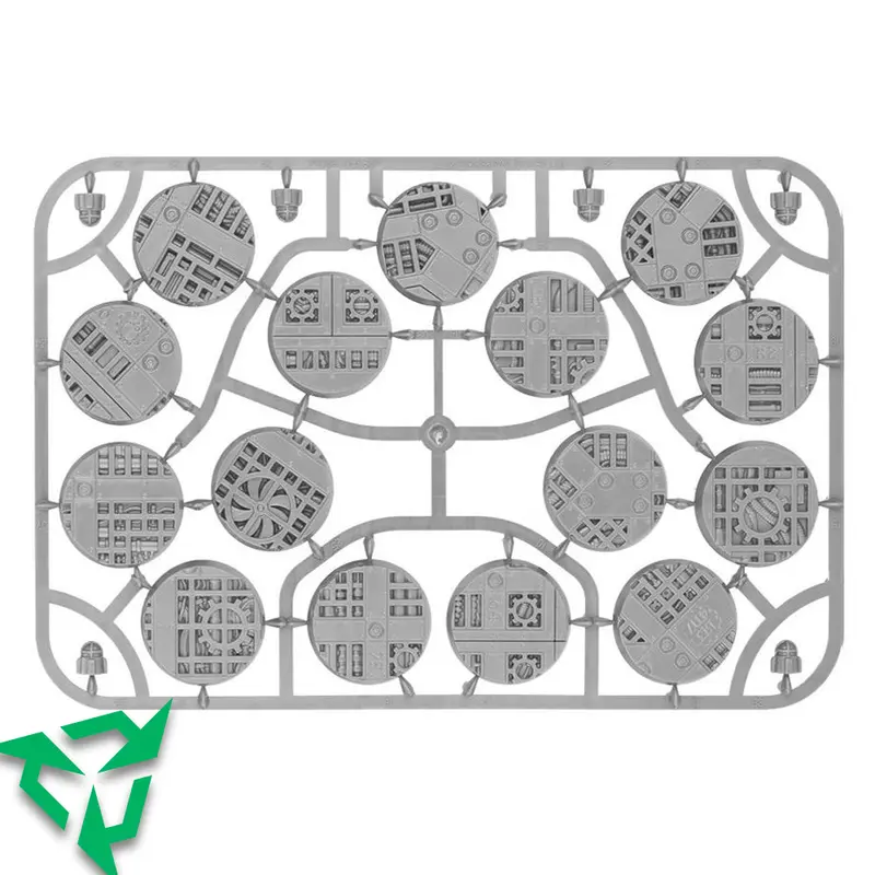 15 Sector Mechanicum 32mm Bases - On Sprue