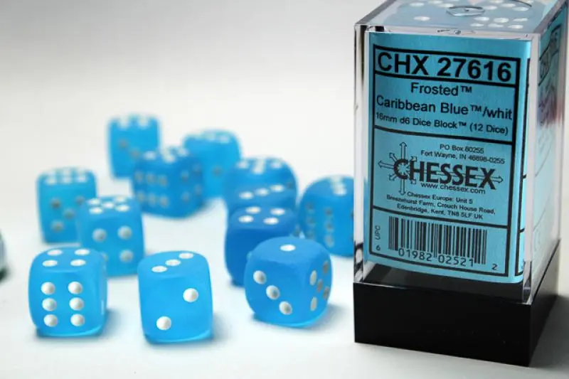 16mm D6 Dice Block (12)