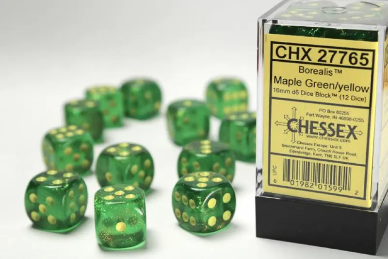 16mm D6 Dice Block (12)