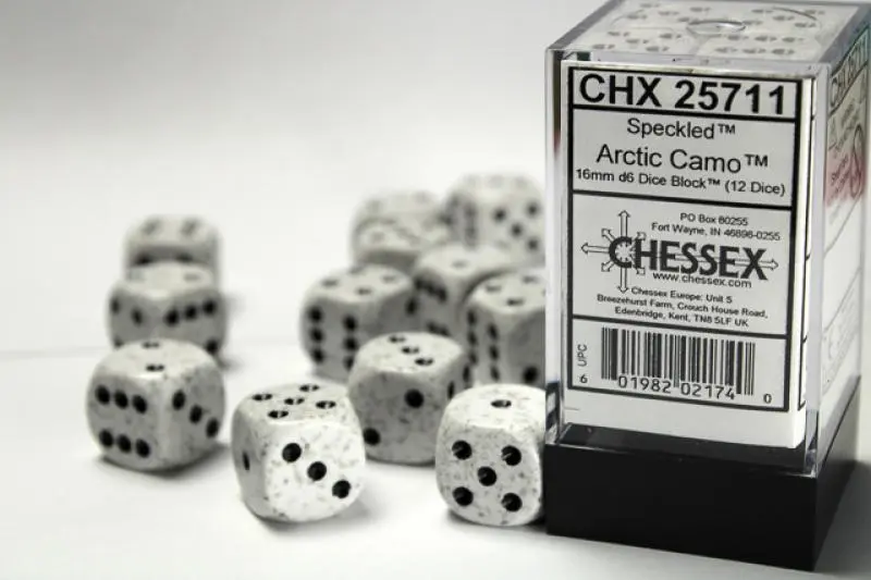 16mm D6 Dice Block (12)