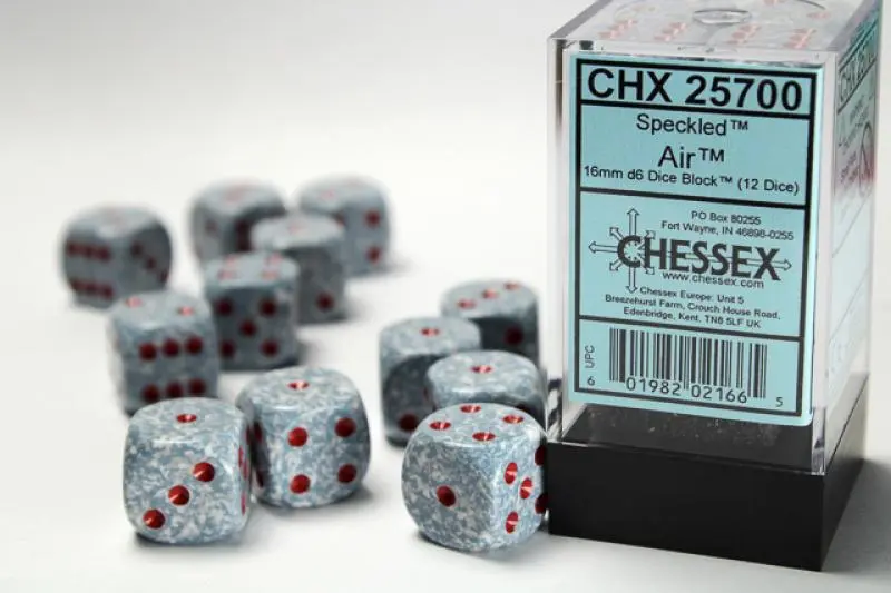 16mm D6 Dice Block (12)