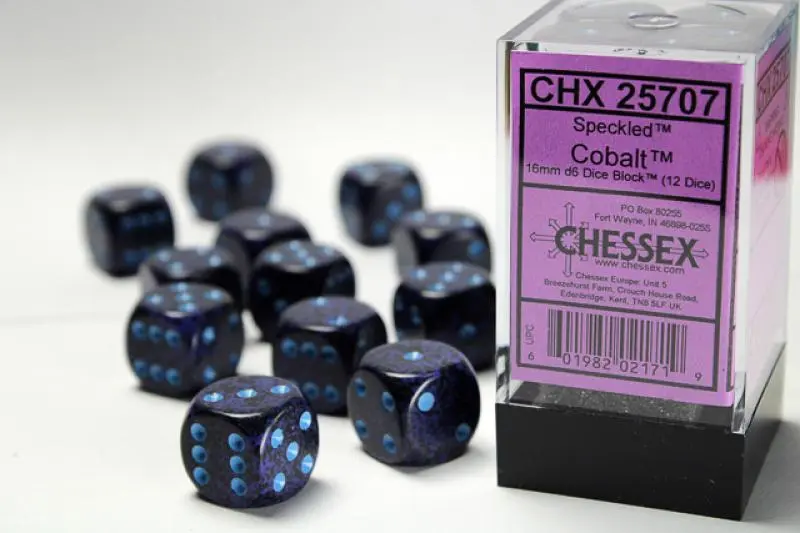 16mm D6 Dice Block (12)