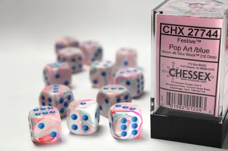 16mm D6 Dice Block (12)