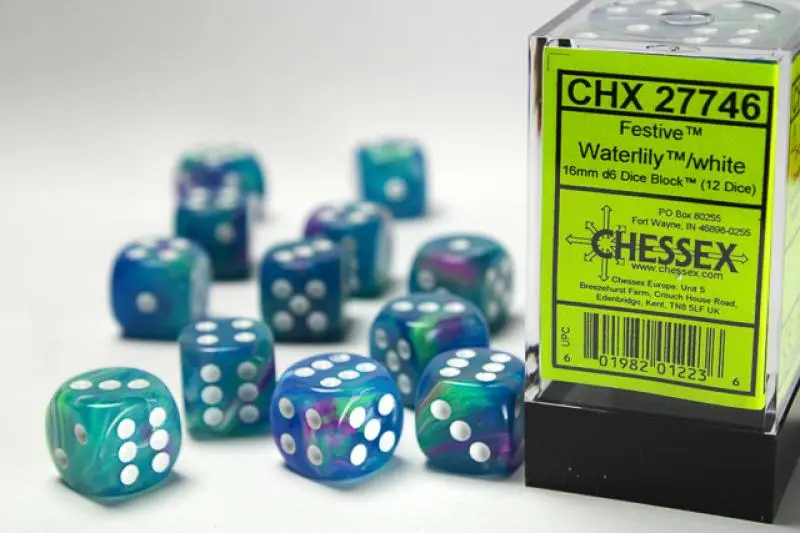 16mm D6 Dice Block (12)