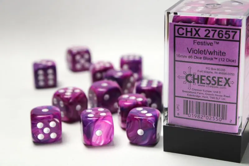 16mm D6 Dice Block(12)