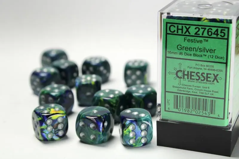 16mm D6 Dice Block(12)