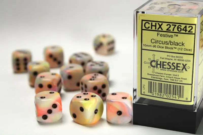 16mm D6 Dice Block(12)