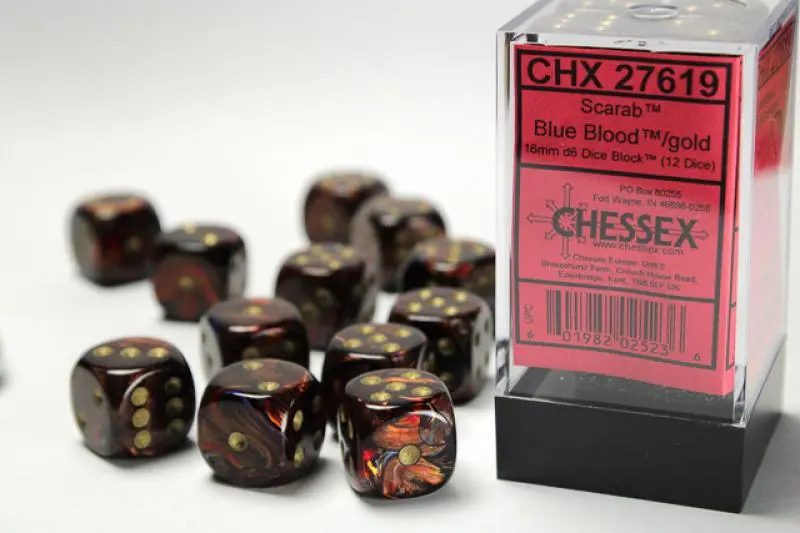 16mm D6 Dice Block(12)