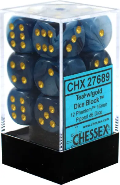 16mm D6 Dice Block(12)