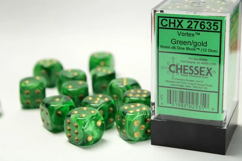16mm D6 Dice Block(12)