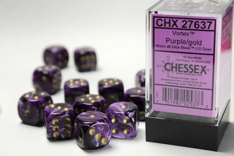 16mm D6 Dice Block(12)