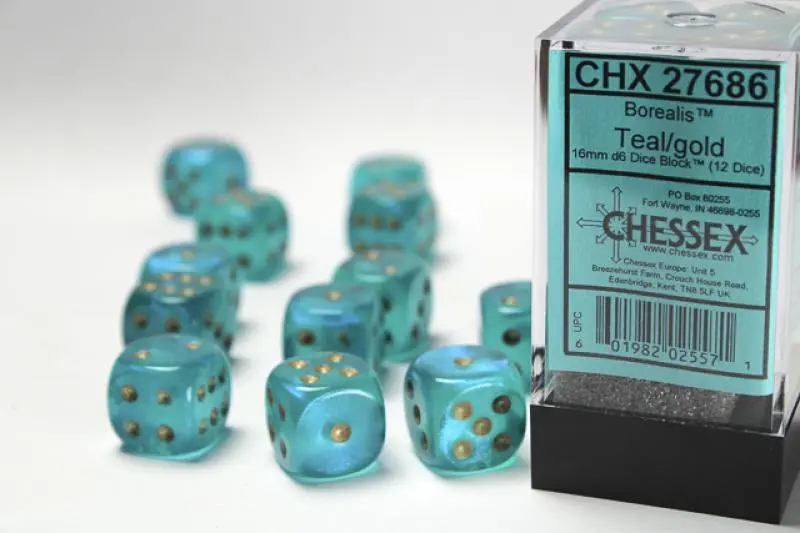 16mm D6 Dice Block(12)