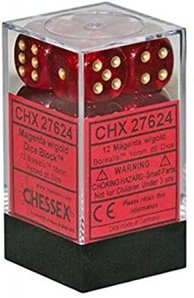 16mm D6 Dice Block(12)