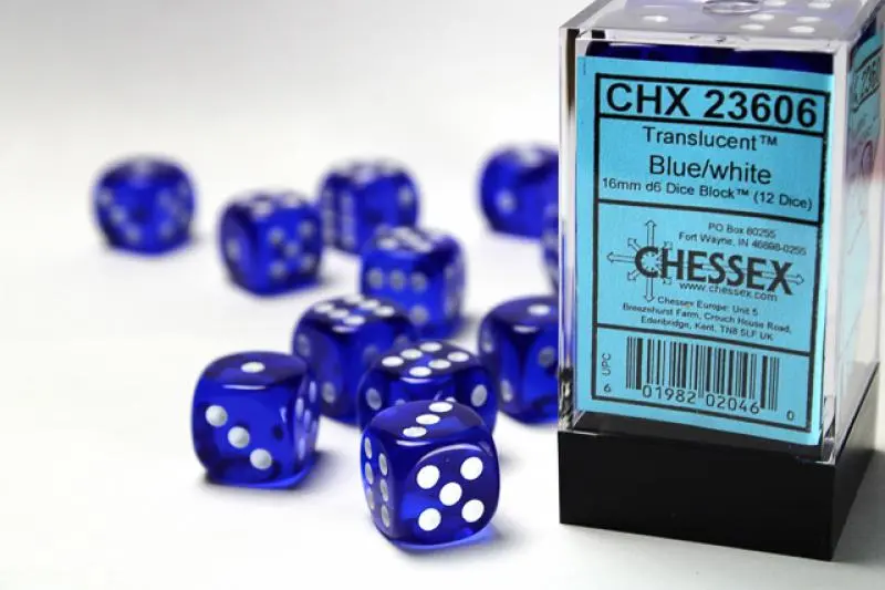 16mm D6 Dice Block (12)