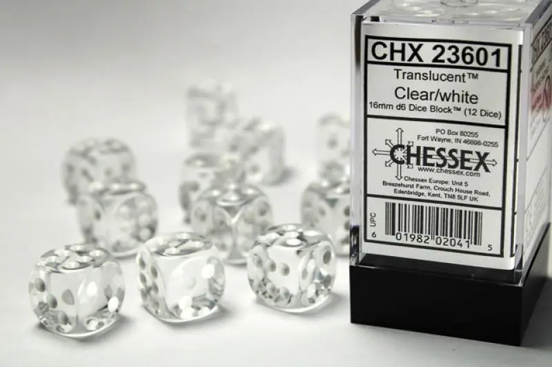 16mm D6 Dice Block (12)