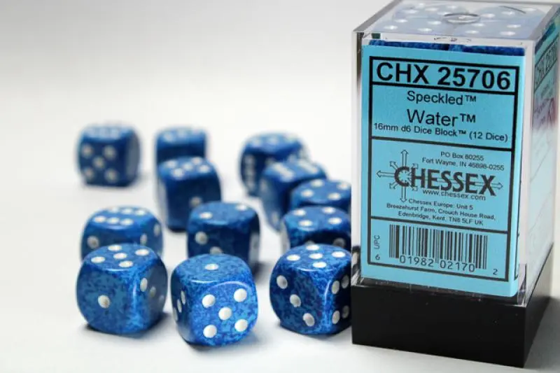 16mm D6 Dice Block (12)