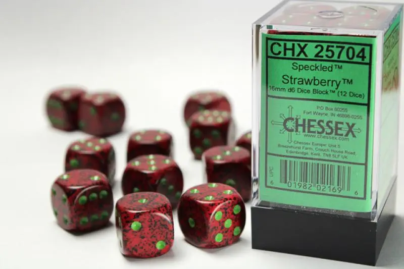 16mm D6 Dice Block (12)