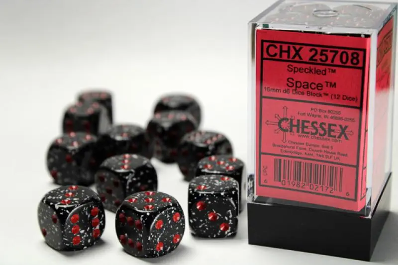 16mm D6 Dice Block (12)