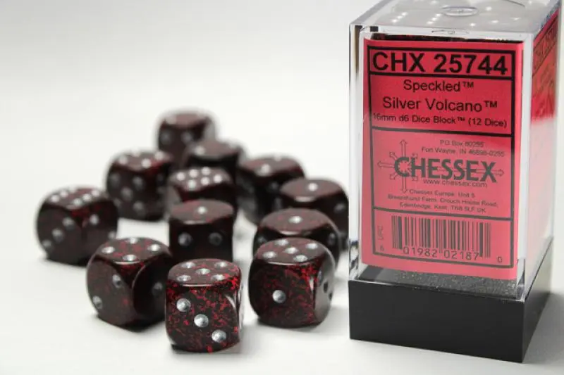 16mm D6 Dice Block (12)