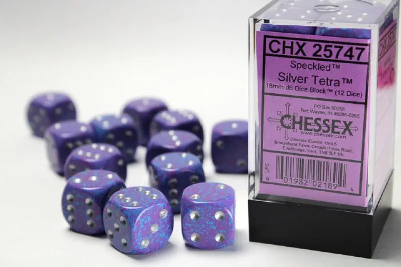 16mm D6 Dice Block (12)