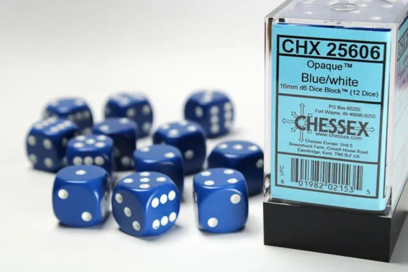 16mm D6 Dice Block (12)