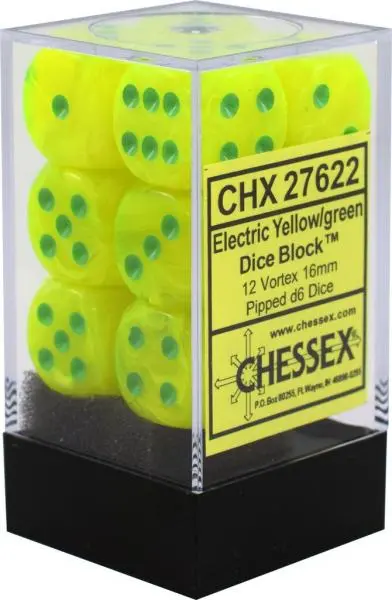 16mm D6 Dice Block(12)
