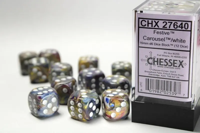 16mm D6 Dice Block(12)