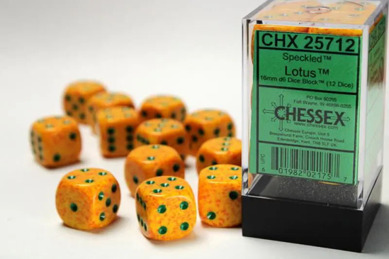 16mm D6 Dice Block (12)