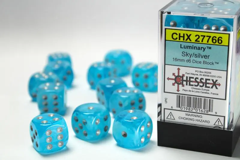 16mm D6 Dice Block (12)