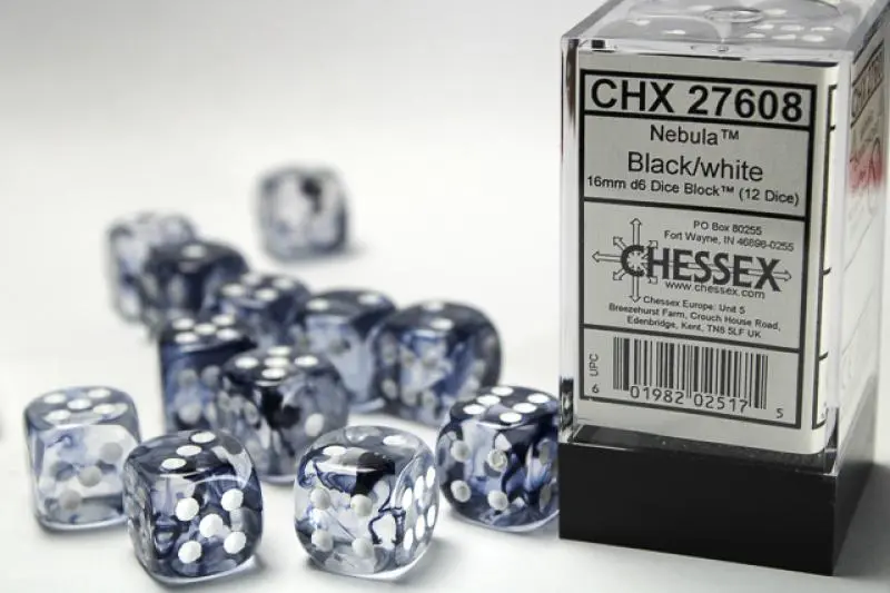 16mm D6 Dice Block (12)