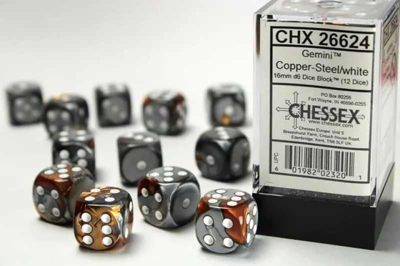 16mm D6 Dice Block (12)
