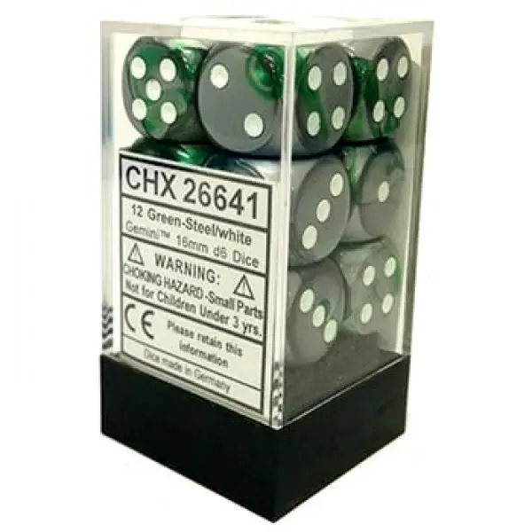 16mm D6 Dice Block (12)