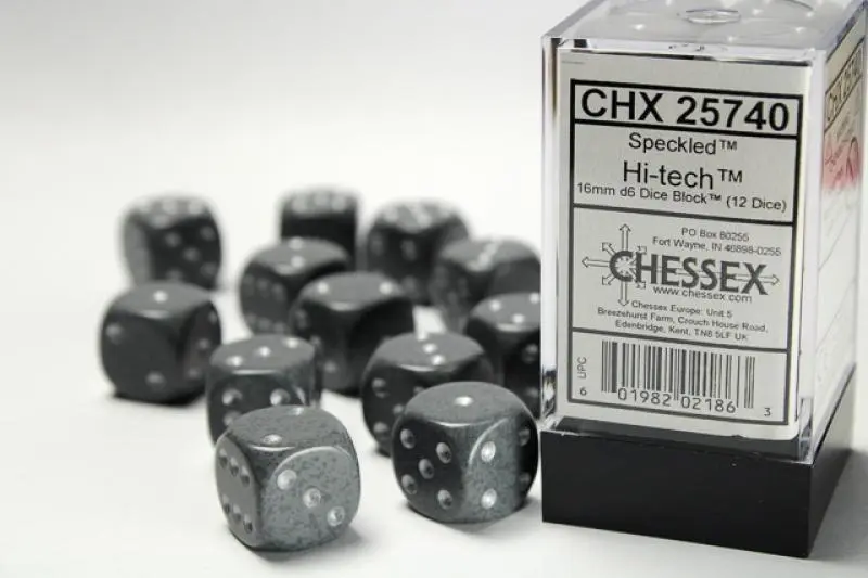 16mm D6 Dice Block (12)