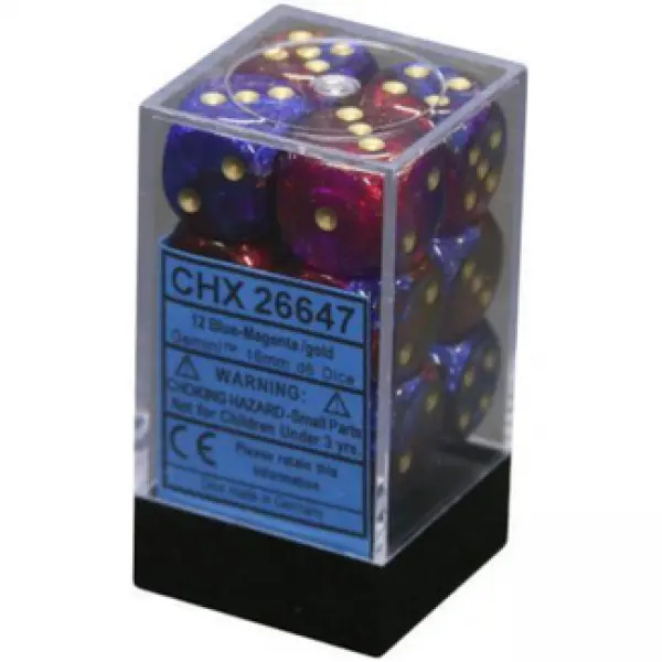 16mm D6 Dice Block (12)