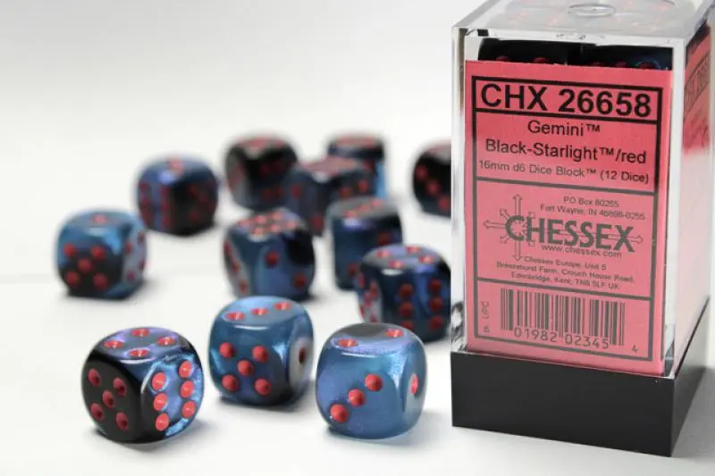 16mm D6 Dice Block (12)