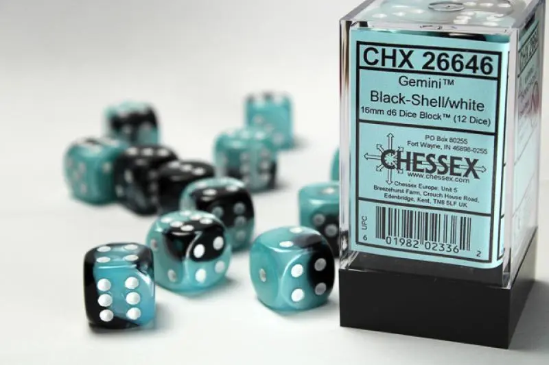 16mm D6 Dice Block (12)