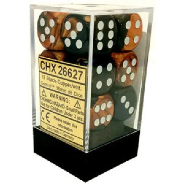 16mm D6 Dice Block (12)