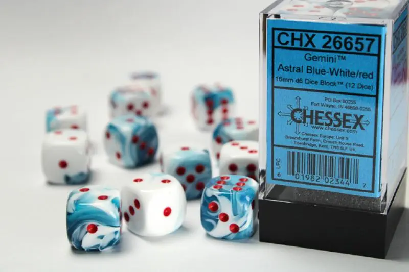 16mm D6 Dice Block (12)